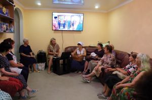 Встреча в клубе пенсионеров «Оптимист»