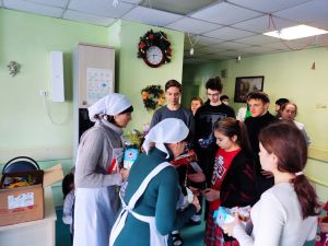 Посещение Детской областной больницы Посещение Детской областной больницы