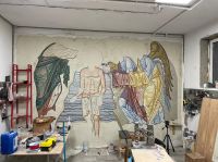 Мозаичное панно Крещения Господня