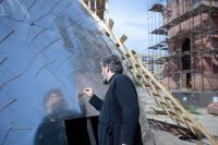 Установка опалубки куполов