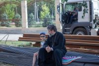 Установка опалубки куполов