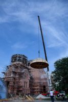 Установка опалубки куполов