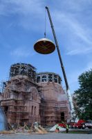 Установка опалубки куполов