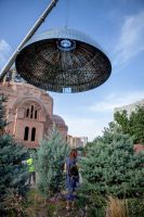 Установка опалубки куполов