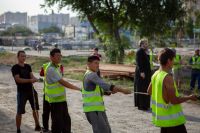 Установка опалубки куполов