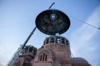 Установка опалубки куполов