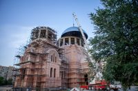 Установка опалубки куполов