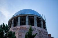 Установка опалубки куполов