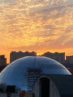 Установка опалубки куполов