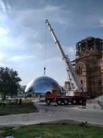 Установка опалубки куполов