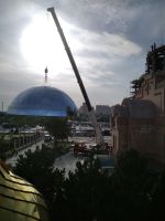 Установка опалубки куполов