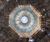 Установка опалубки куполов