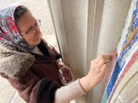 Монтаж мозаики