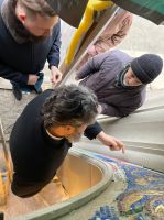 Монтаж мозаики