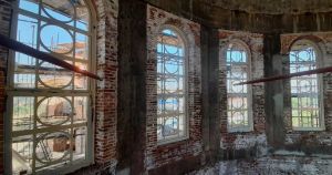 Остекление храма Святого Георгия Победоносца Остекление храма Святого Георгия Победоносца