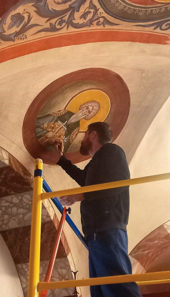 Роспись галерей