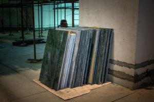 Приоткрываем дверь в строящийся храм святого Георгия Победоносца...