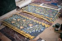 В храме святого Георгия Победоносца мозаичисты приступили к созданию конхи