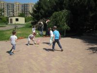 Первые дни летней площадки для дошкольников.