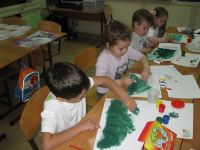 Первые дни летней площадки для дошкольников.