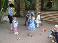 Первые дни летней площадки для дошкольников.