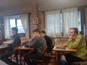 Занятие в воскресной школе