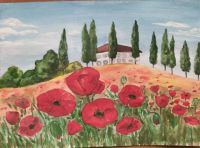 В воскресной школе завершилась серия мастер-классов по живописи "Здравствуй, лето!"