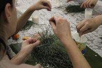 Всей общиной готовим наш храм ко встрече Богомладенца Христа! 