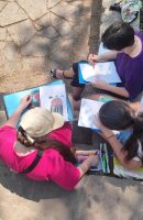 Завершилась традиционная летняя площадка по живописи.