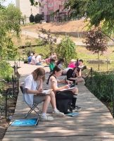 Завершилась традиционная летняя площадка по живописи.