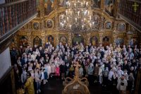 Общее говение педагогов, учащихся и родителей воскресной школы