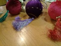 Мастер класс по вышивке рождественского шарика