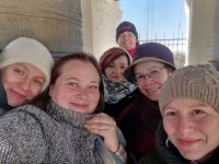 Занятие школы звонарей на колокольне Воскресенского войскового собора