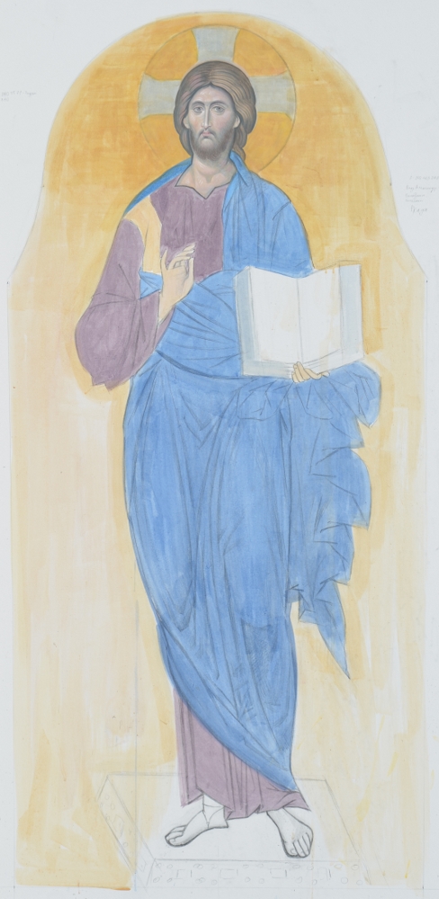 Проект иконостаса строящегося храма св. Георгия Победоносца