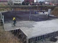 Заливка плиты