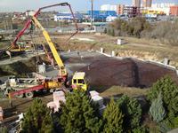 Заливка плиты