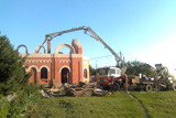 Продолжается строительство храма Святого Георгия Победоносца
